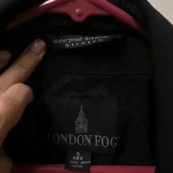 London Fog size small long button down jacket - Picture 5 of 6